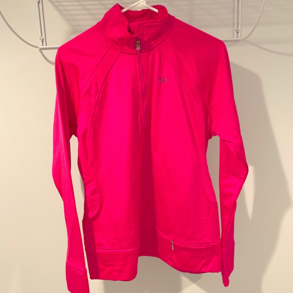 Pink Under Armour Zip Up 🏃🏻‍♀️